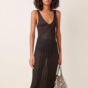 new SIR the label aya plunge neck dress
